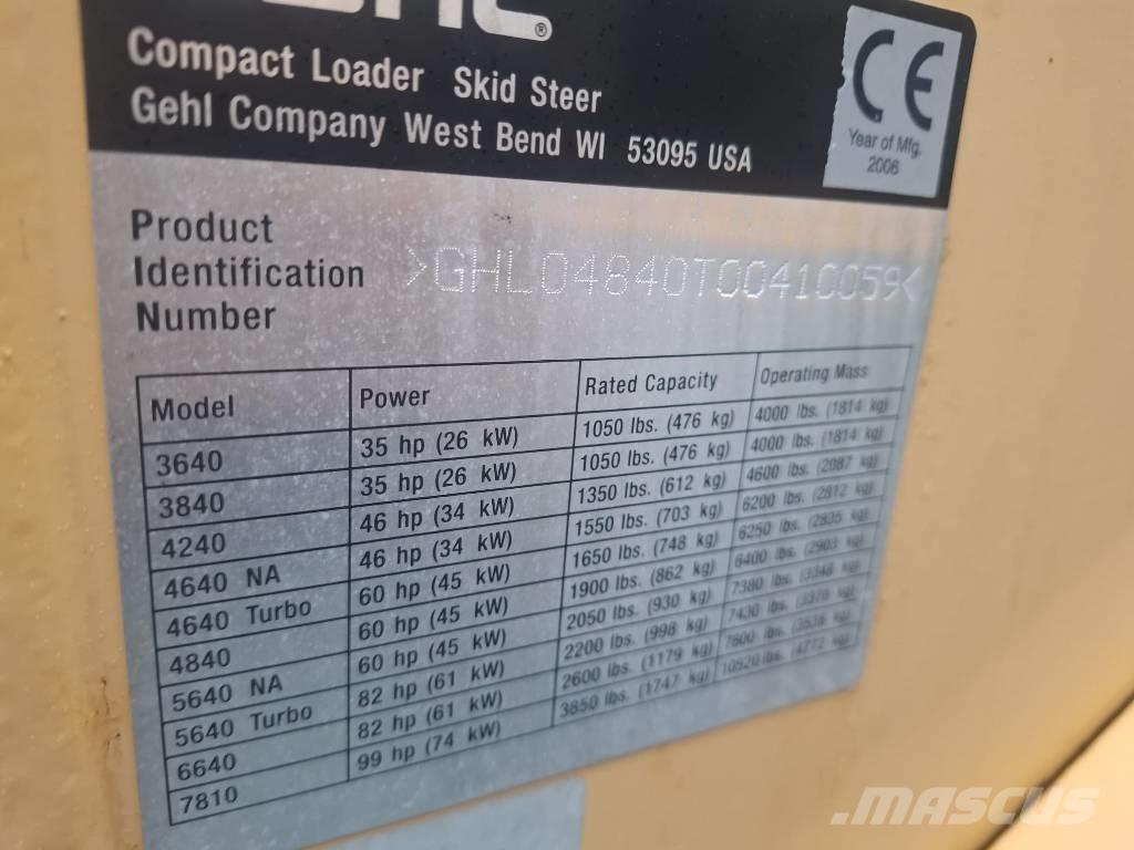 Gehl 4840 Skid steer mini utovarivači