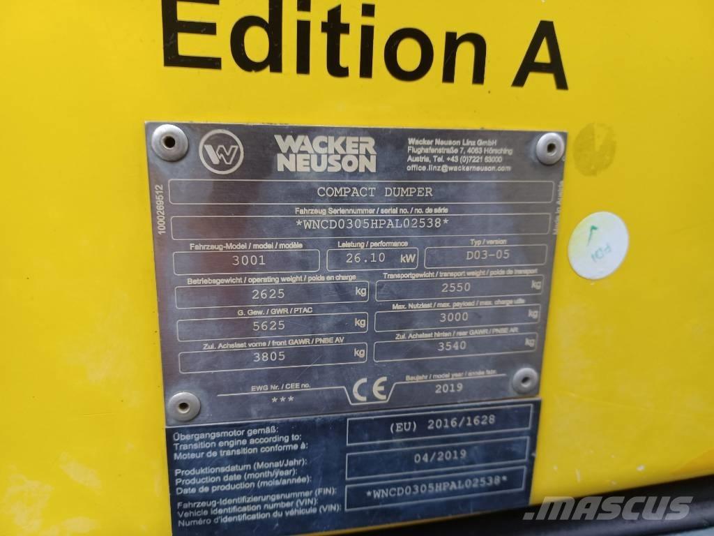 Wacker Neuson 3001 Damperi za gradilište
