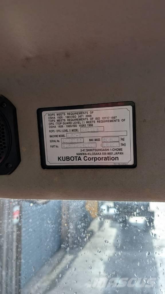 Kubota U 50-5 Bageri za rušenje