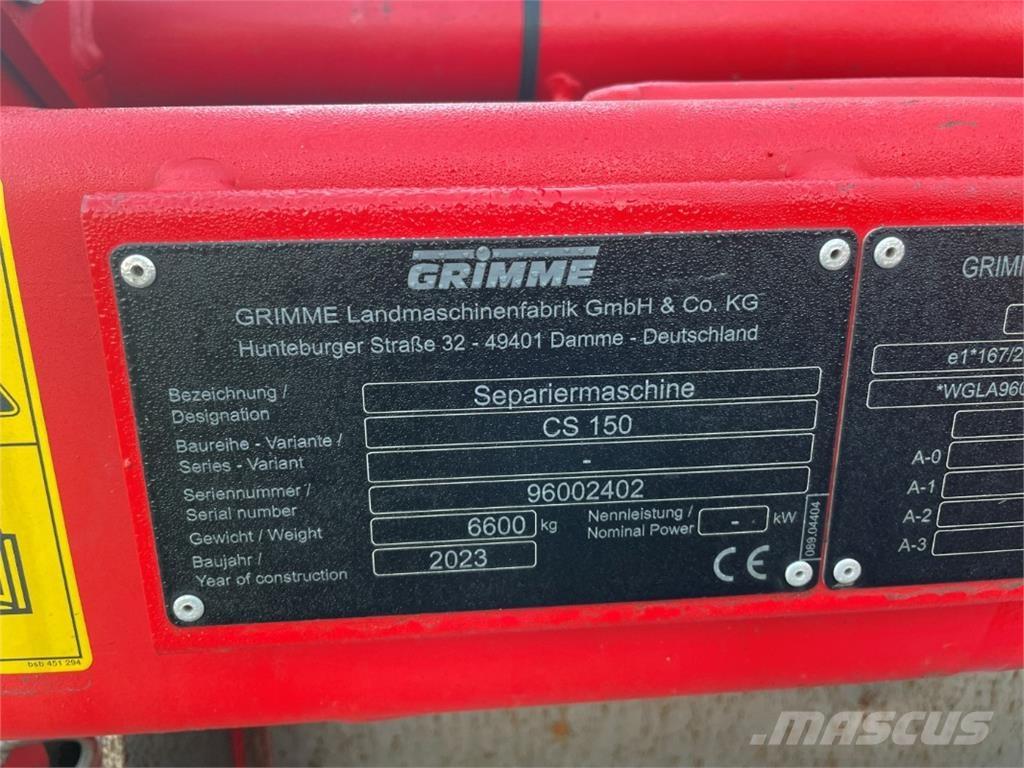 Grimme CS 150 Oprema za krompir - Ostalo