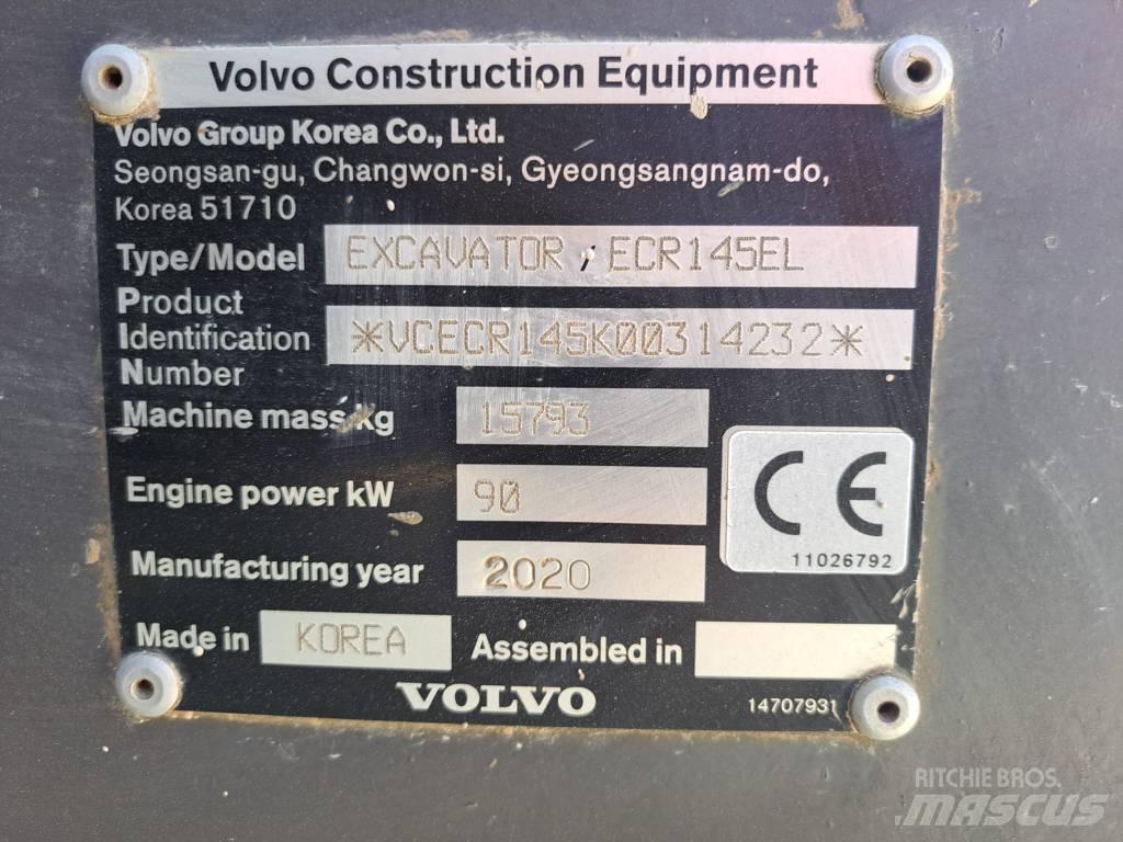 Volvo ECR 145 E Bageri guseničari