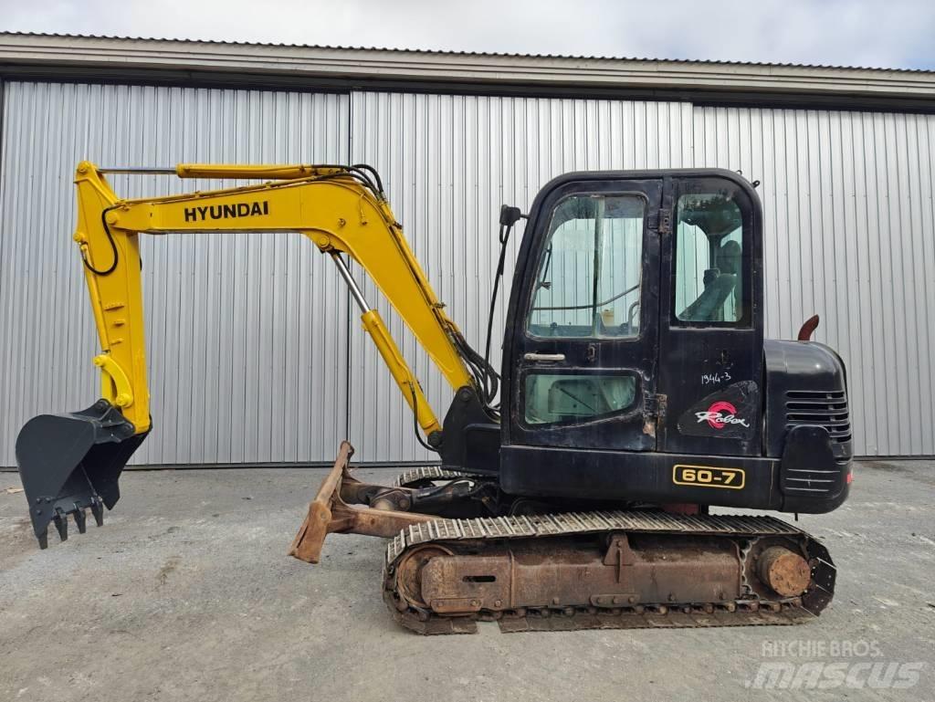 Hyundai R 60-7 Mini bageri < 7t