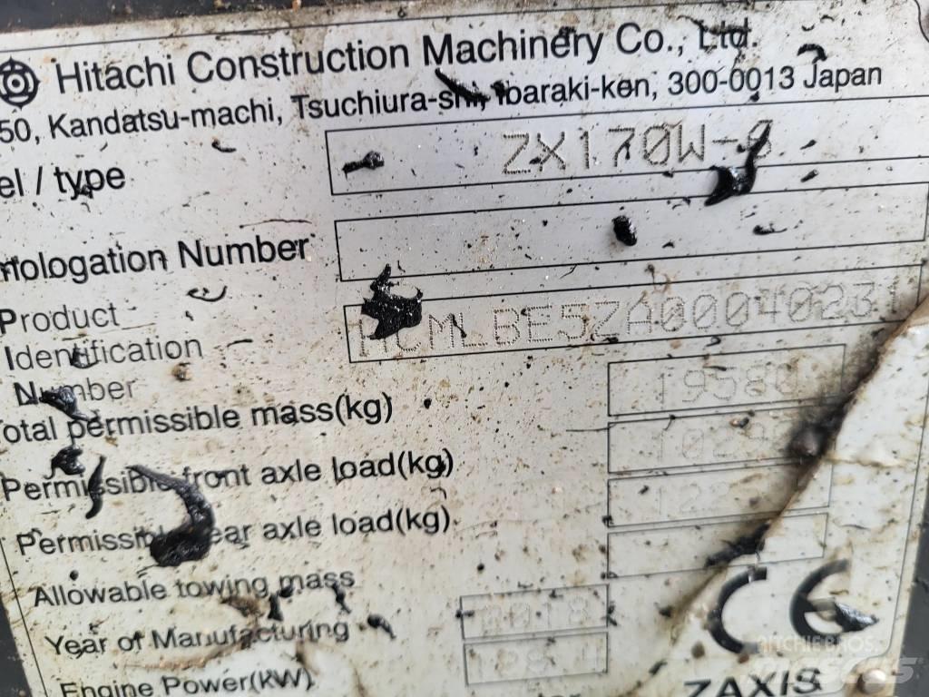 Hitachi ZX170W-6 Bageri točkaši