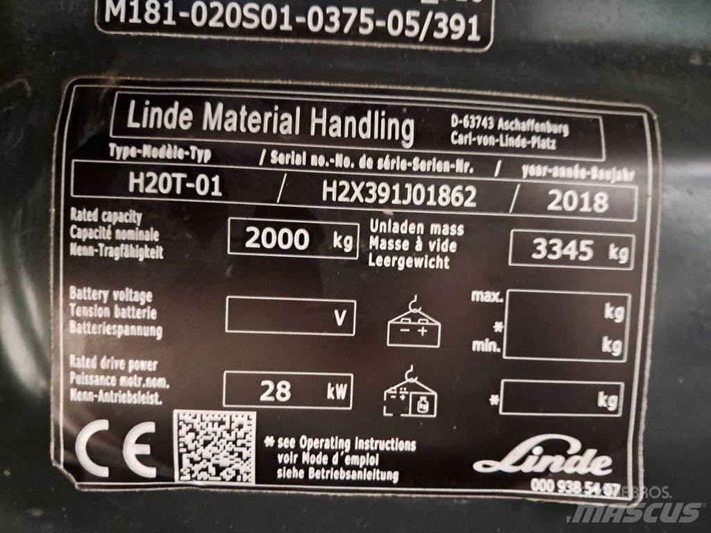 Linde H20T-01 Plinski viljuškari