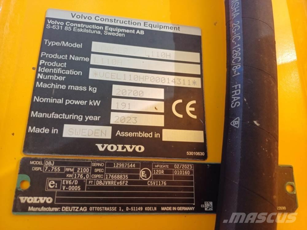 Volvo L110H Utovarivači na točkove