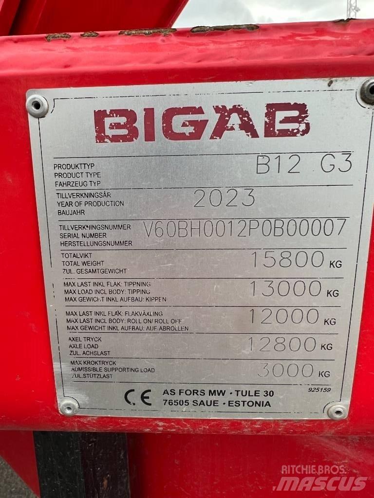 Bigab B 12 Prikolice za opštu namenu