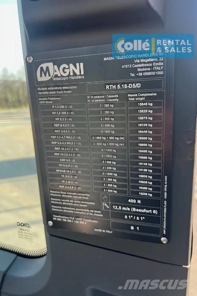 Magni RTH 5.18 | 2024 Teleskopski viljuškari