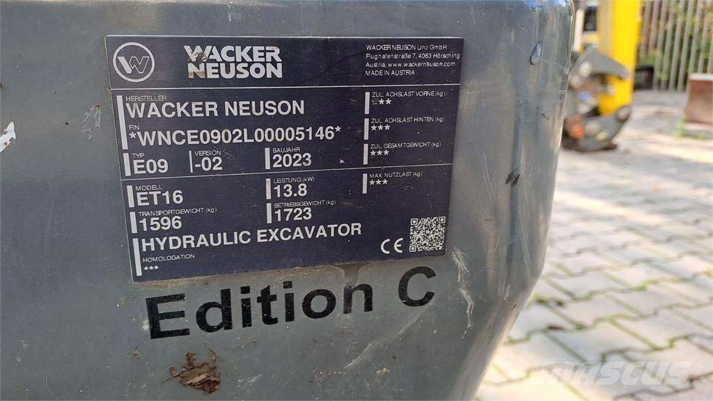 Wacker Neuson ET16 Bageri guseničari