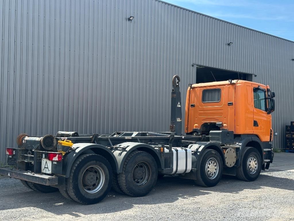 Scania G 440 Rol kiper kamioni sa kukom za podizanje tereta