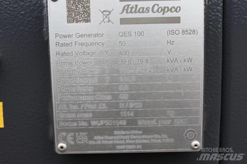Atlas Copco QES 100 Dizel generatori