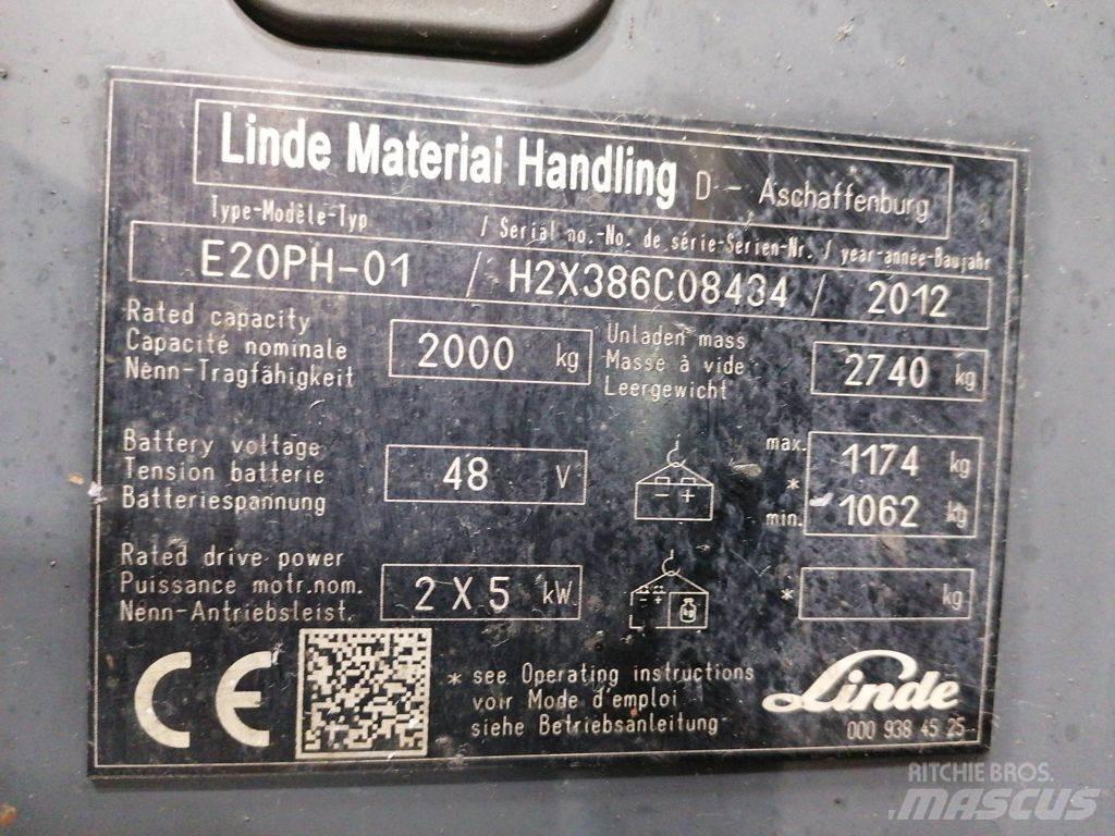 Linde E20PH-01 Električni viljuškari