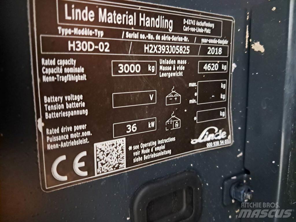 Linde H30D-02 Dizelski viljuškari