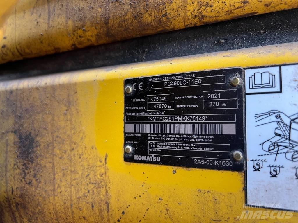 Komatsu PC490LC-11EO Bageri guseničari