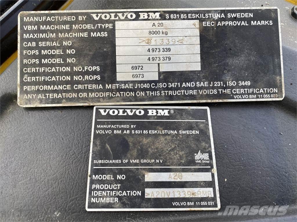 Volvo A20 Damperi za gradilište
