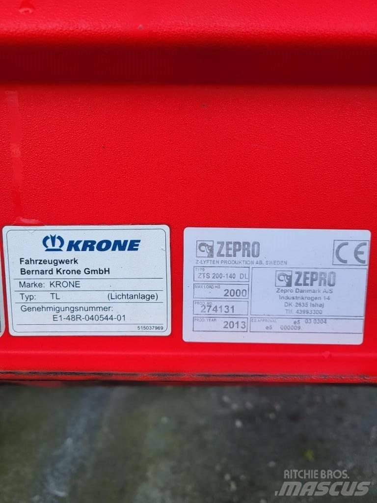 Krone SDP 27 Poluprikolice sa ciradom