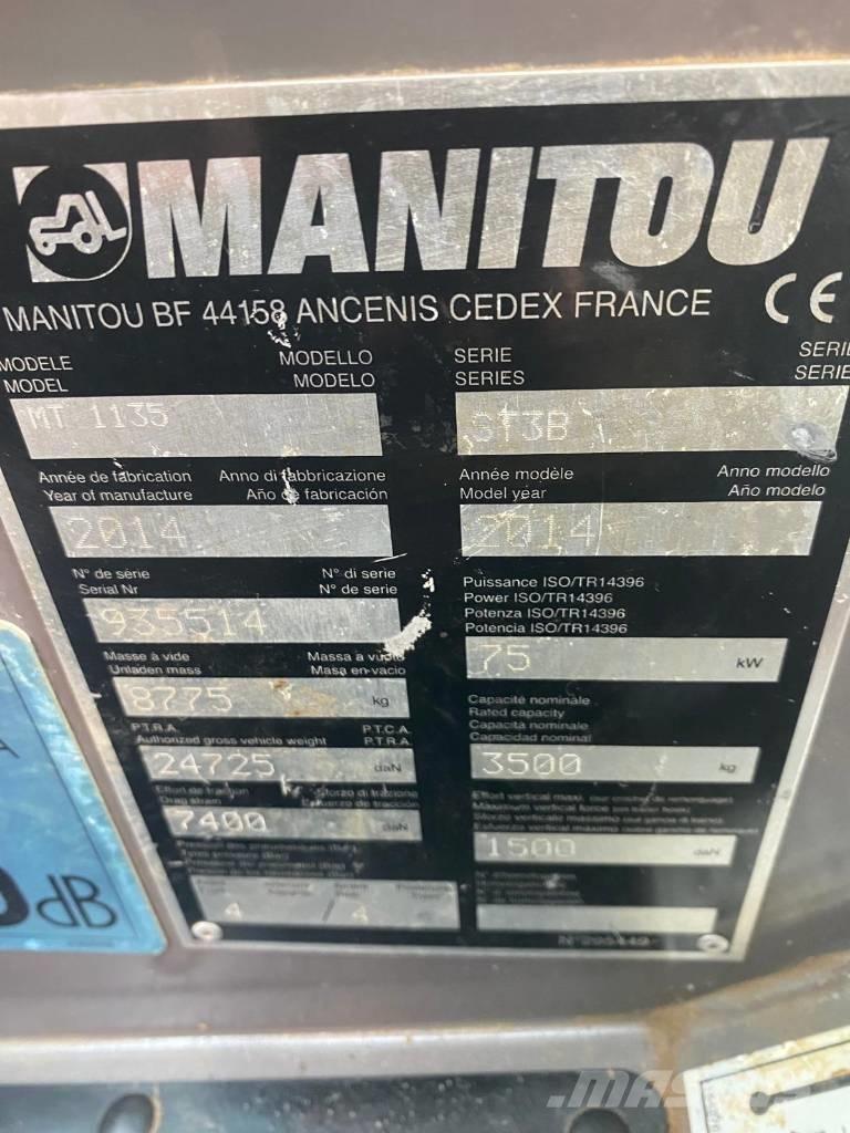 Manitou MT 1135 Teleskopski viljuškari