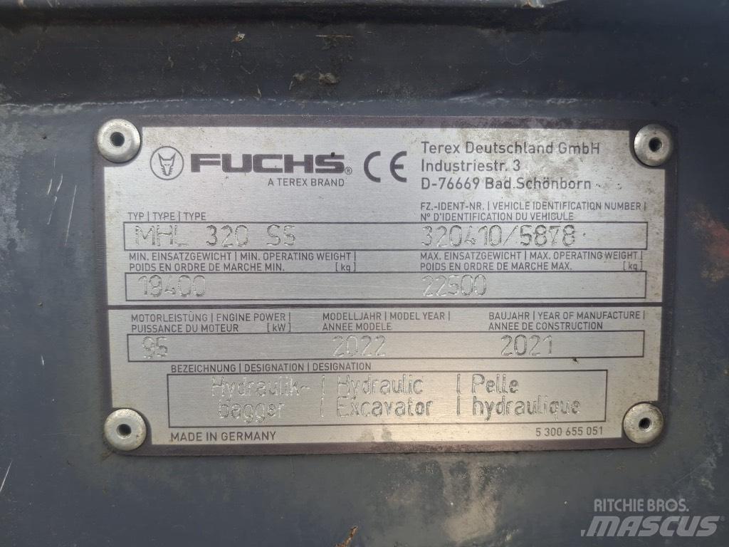 Terex Fuchs MHL320F Ostalo