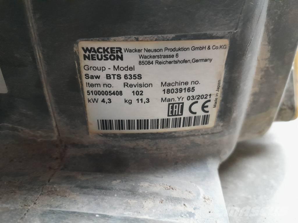 Wacker Neuson BFS635 Testere za kamen i beton