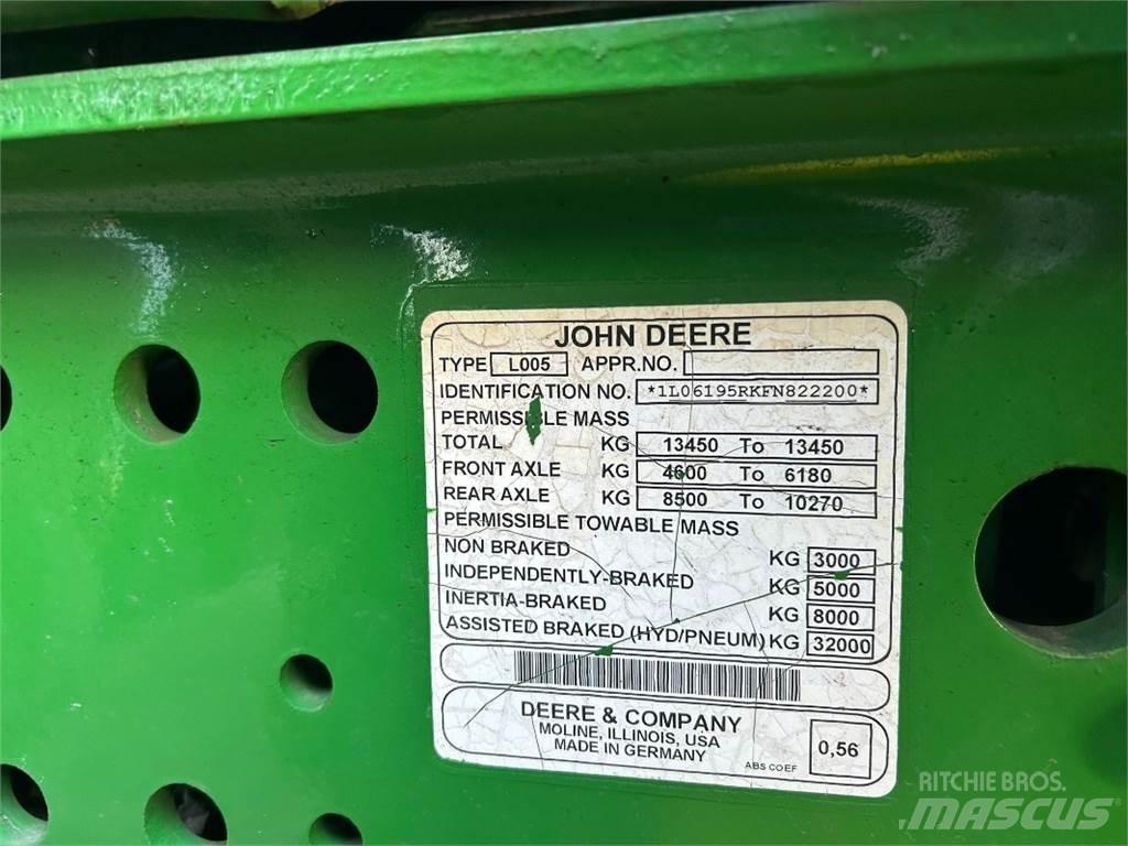 John Deere 6195R Traktori