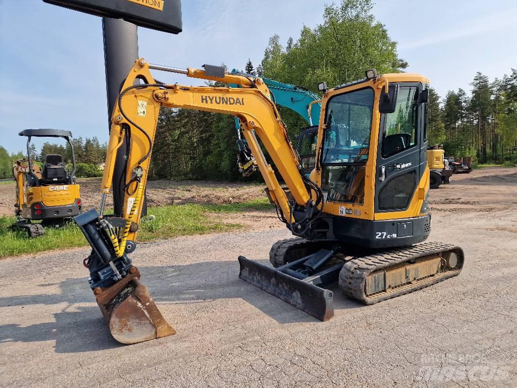 Hyundai Robex 27 Z-9 Mini bageri < 7t