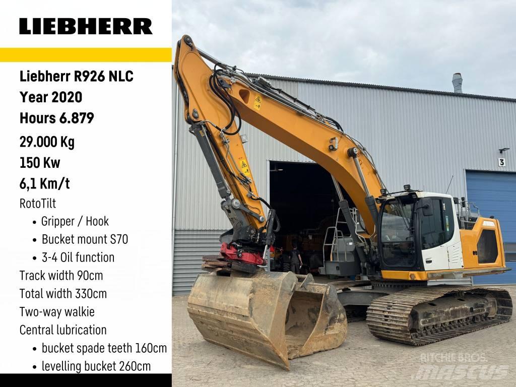 Liebherr R 926 LC Bageri guseničari