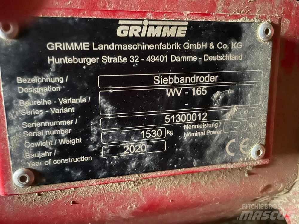 Grimme WV 165 Ostale poljoprivredne mašine