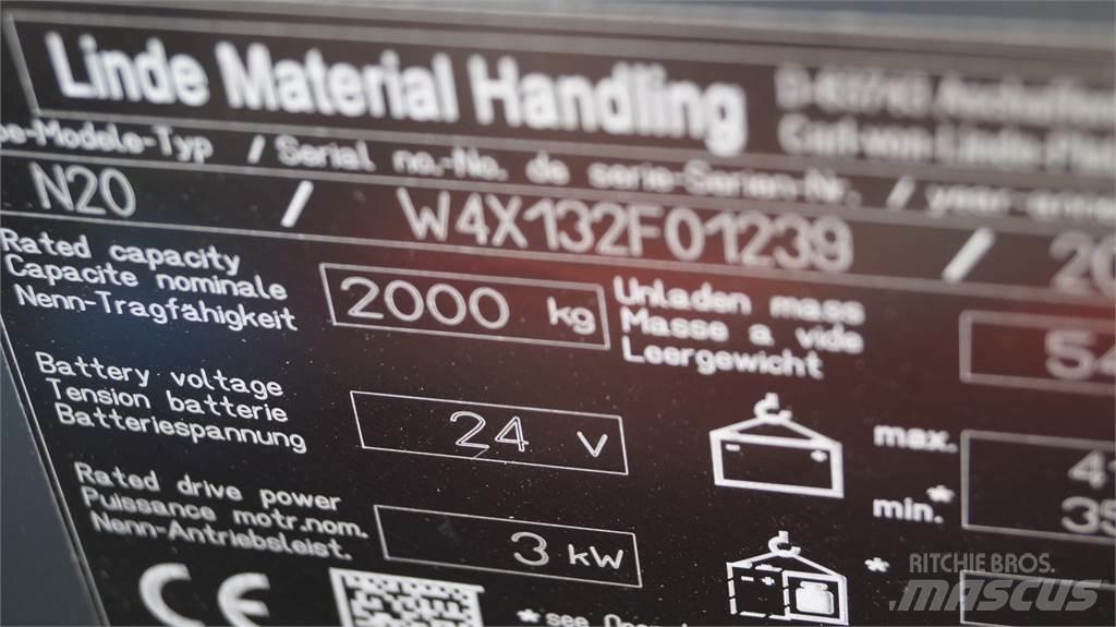 Linde N20 kurz Niskodizajući komisioni viljuškar