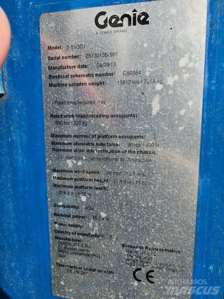 Genie Z 51/30 J RT Zglobne podizne platforme