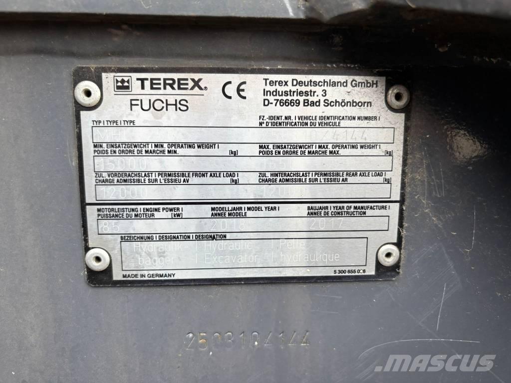 Fuchs MHL 250 Bageri za prenos primarnih/sekundarnih sirovina