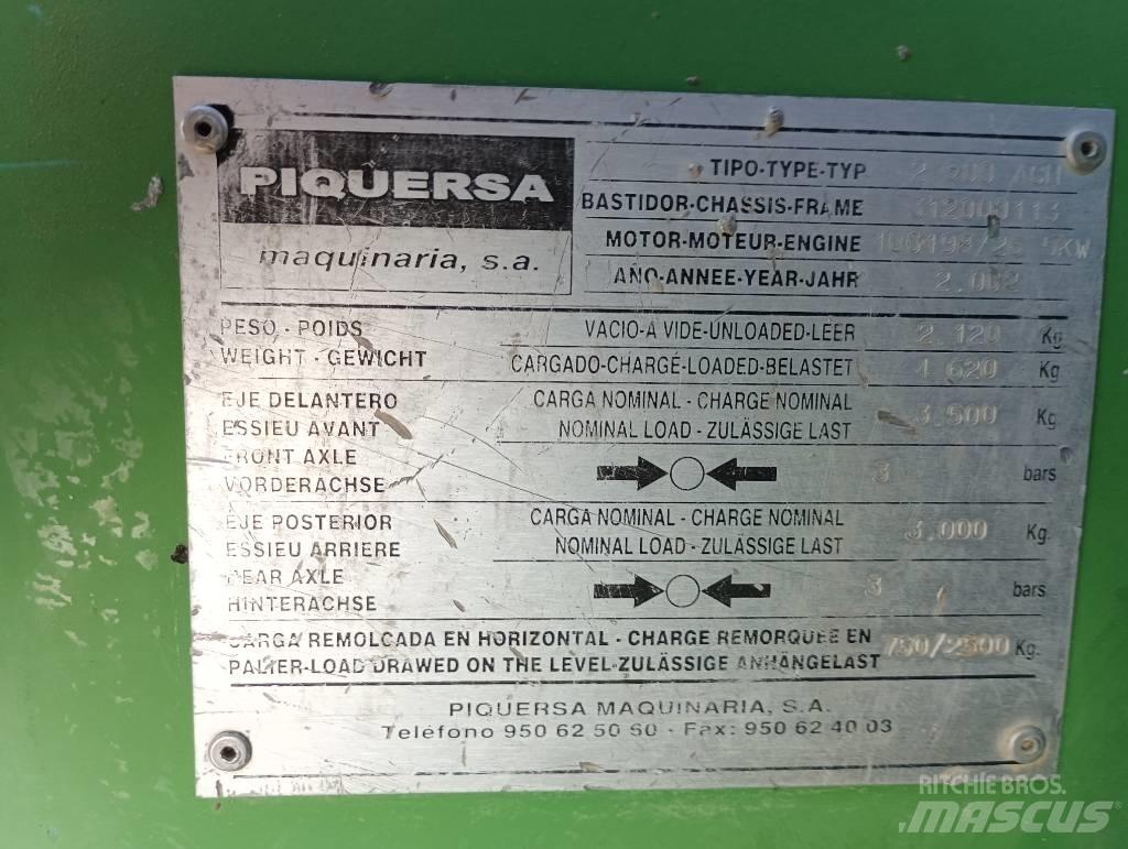 Piquersa 2500 ACH Damperi za gradilište