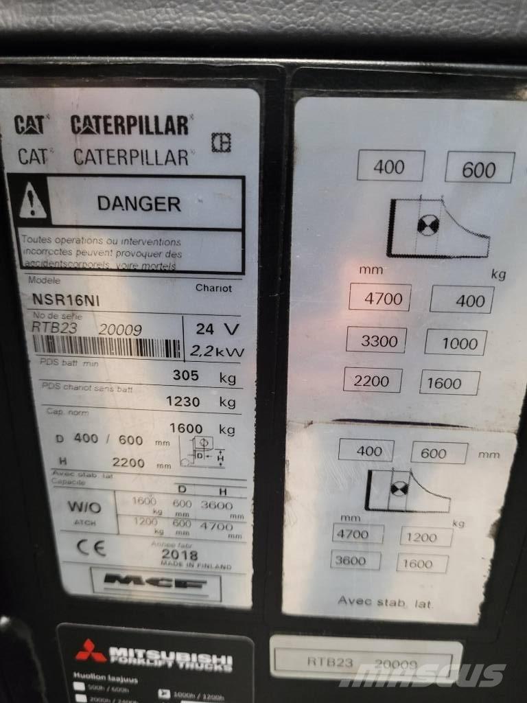CAT NSR 16NI Samopogonski ručni viljuškari