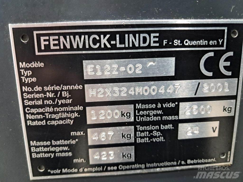 Linde E12Z-02 Električni viljuškari