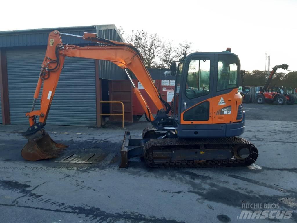 Doosan DX 63-3 Bageri guseničari