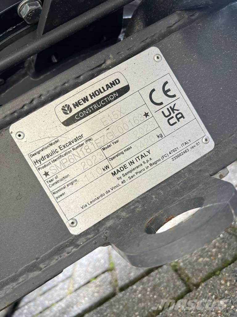 New Holland E 15 X Mini bageri < 7t