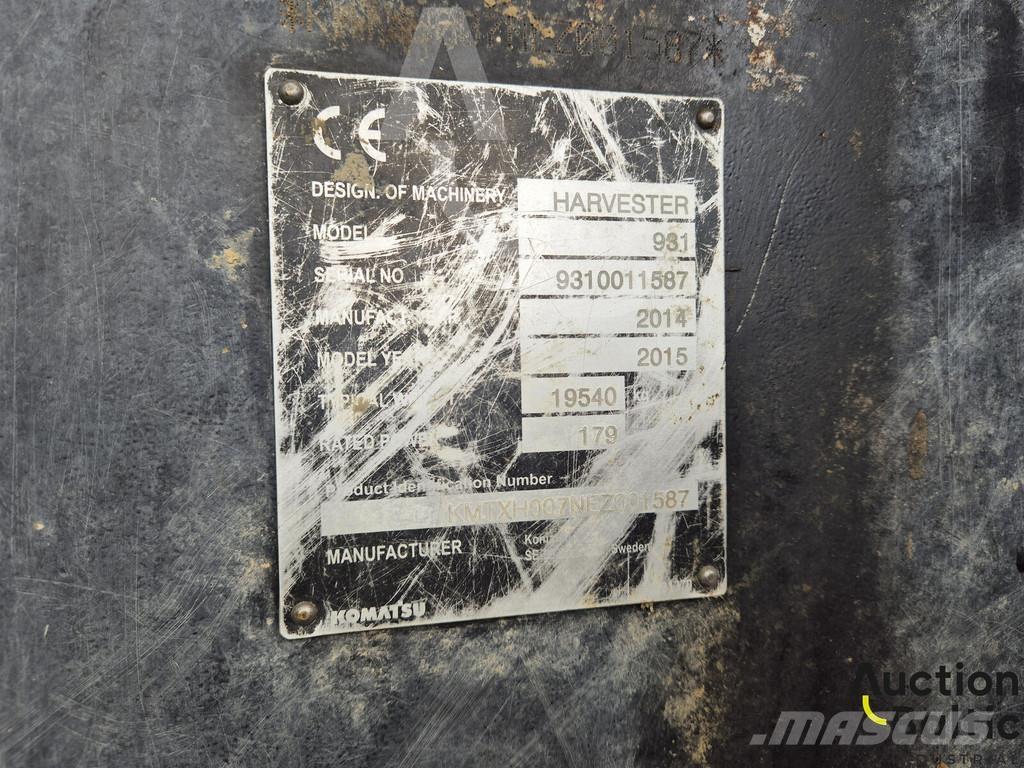 Komatsu 931.1 Harversteri