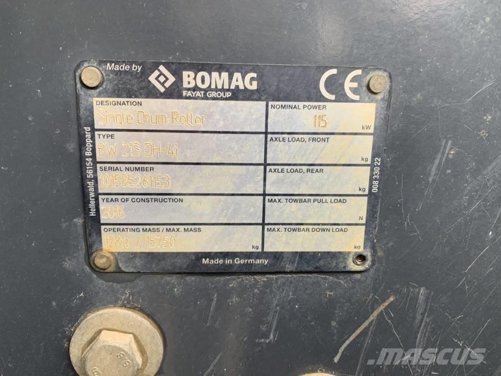 Bomag BW 213 D H-4 i Nabijači zemlje