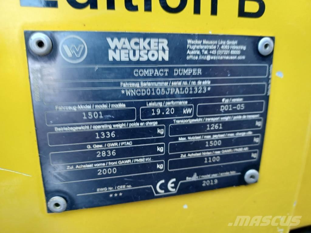Wacker Neuson 1501 Damperi za gradilište