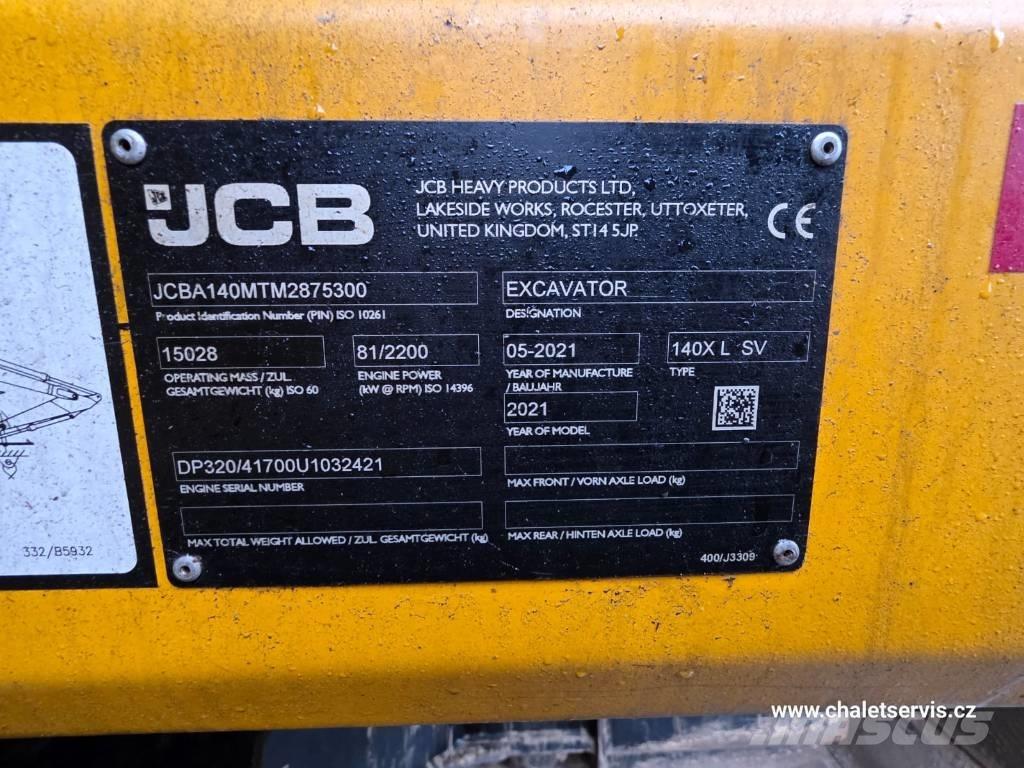 JCB 140 X Bageri guseničari