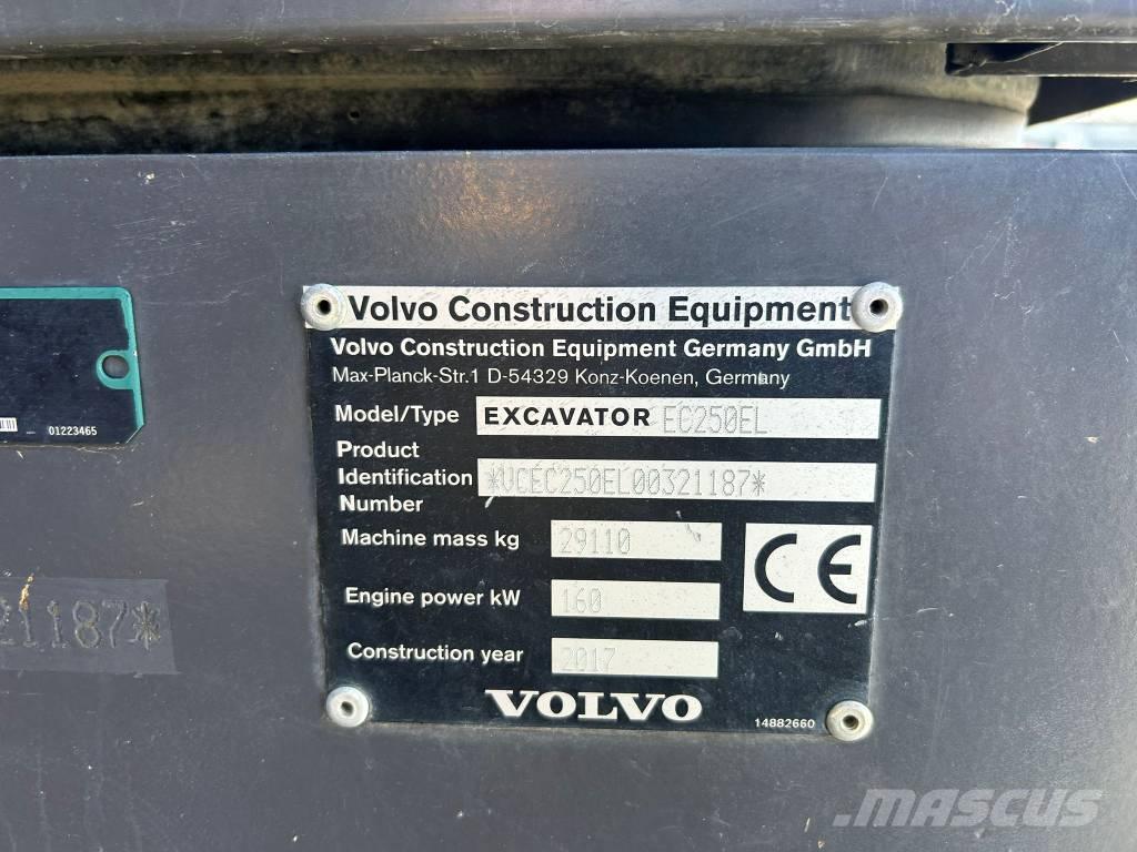 Volvo EC 250 EL Bageri guseničari