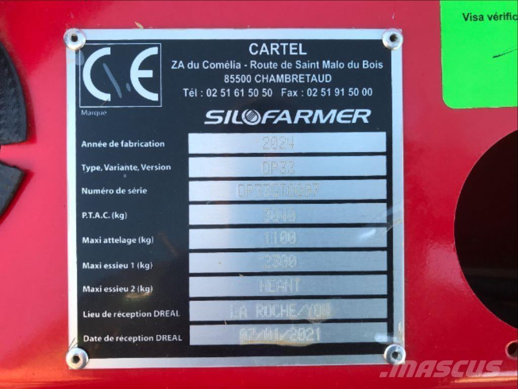 Silofarmer 280 Rezači za bale, oprema za rezanje i odvajanje bal