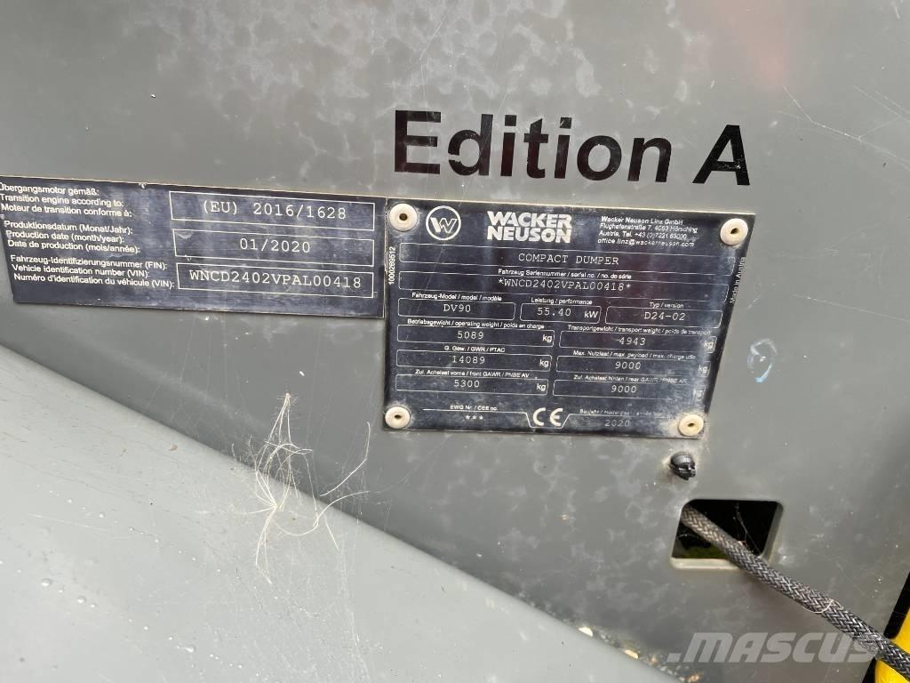 Wacker Neuson DV 90 Damperi za gradilište