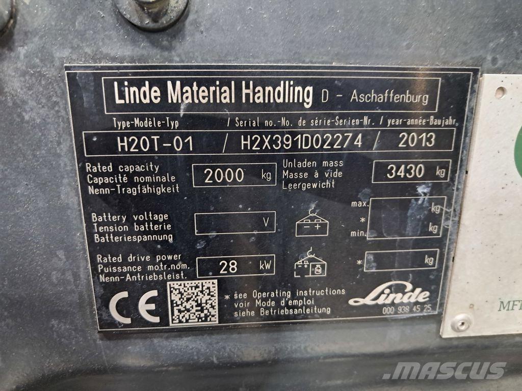 Linde H20T-02 Plinski viljuškari