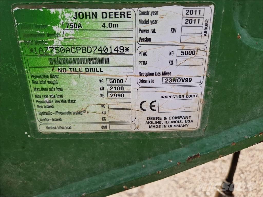 John Deere 750 A Kombinovane sejačice