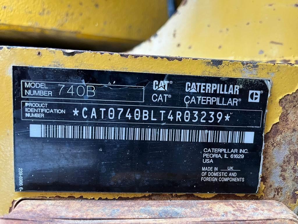 CAT 740B Zglobni damperi