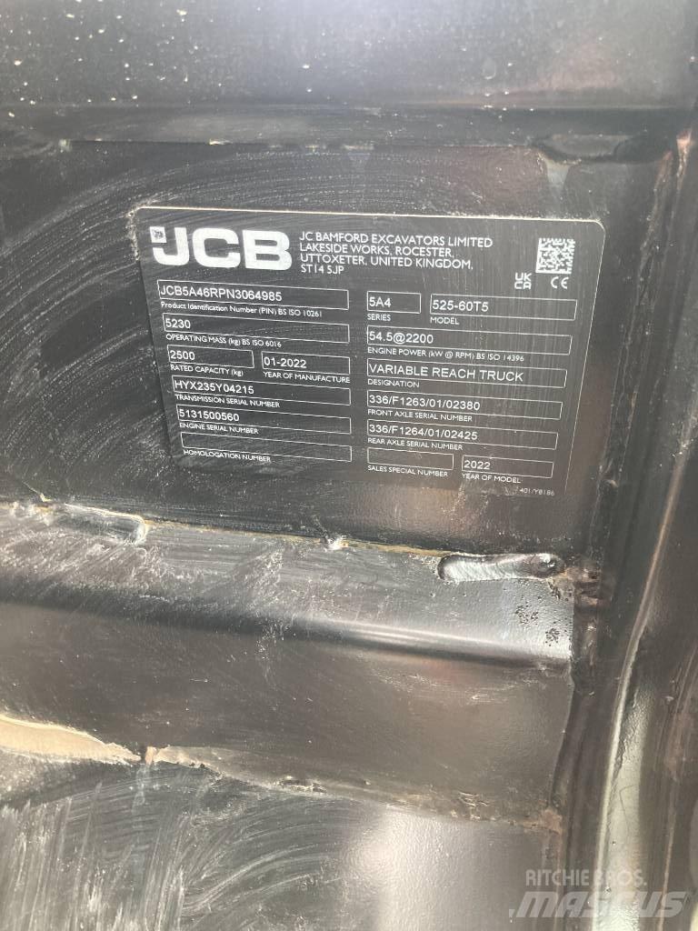 JCB 525-60 Teleskopski viljuškari