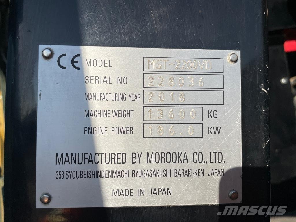 Morooka MST 2200 V D Damperi na gusenice