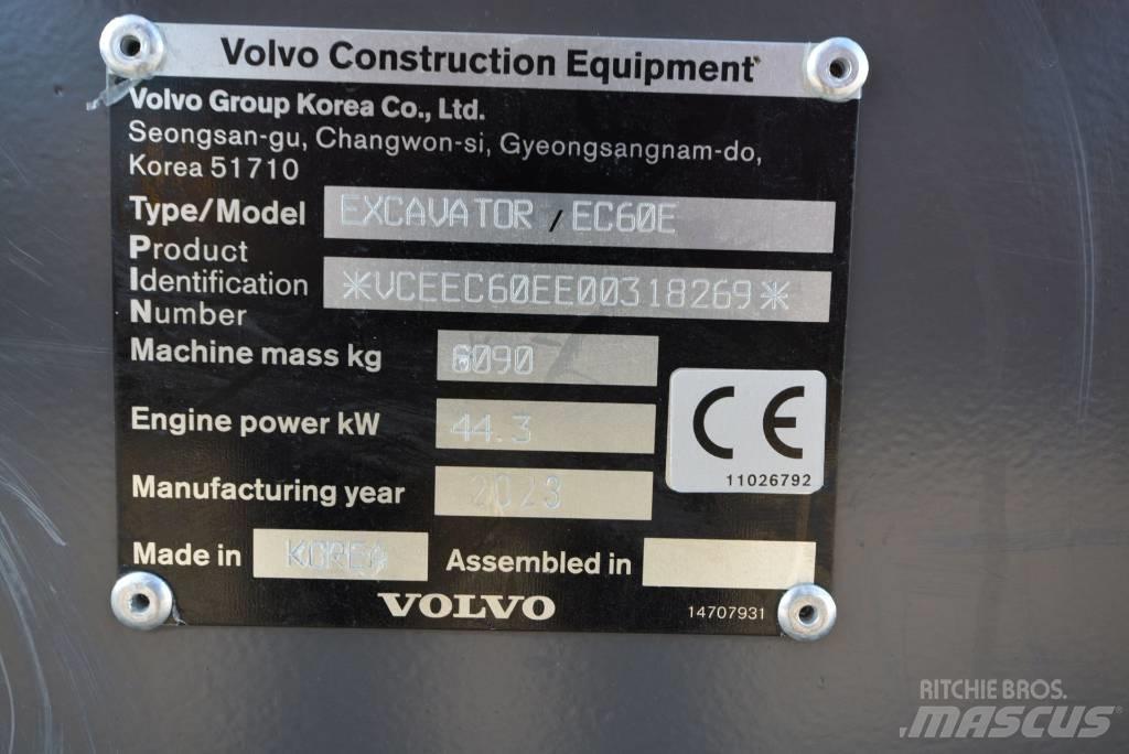 Volvo EC 60 E Mini bageri < 7t