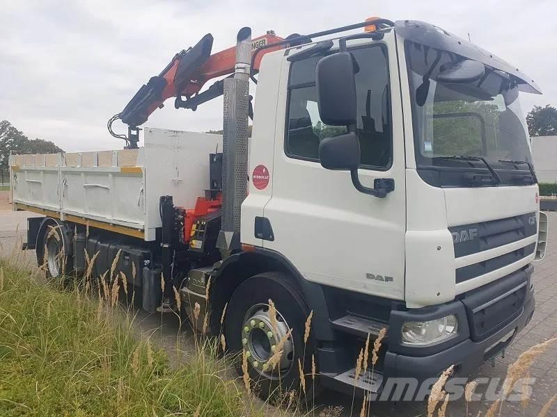 DAF CF 75.310 Kamioni sa ravan platformom / vitlom