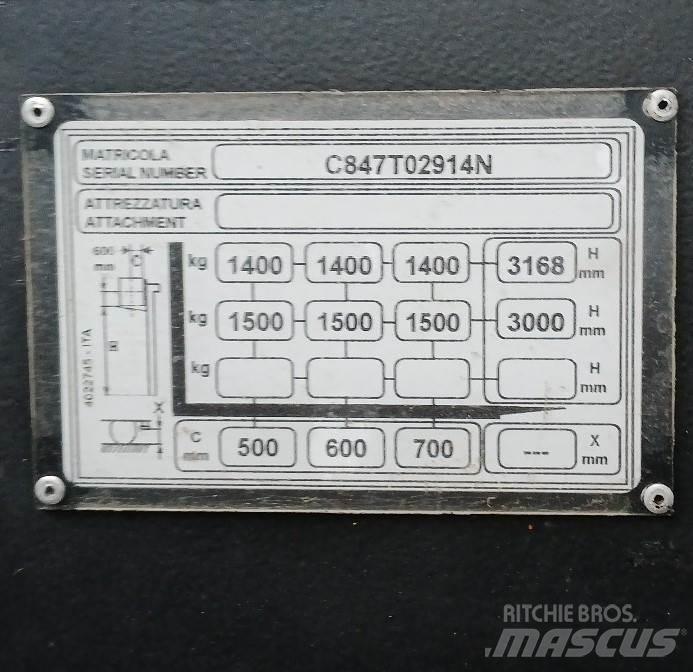 Yale MS15XSL Ručni električni viljuškar