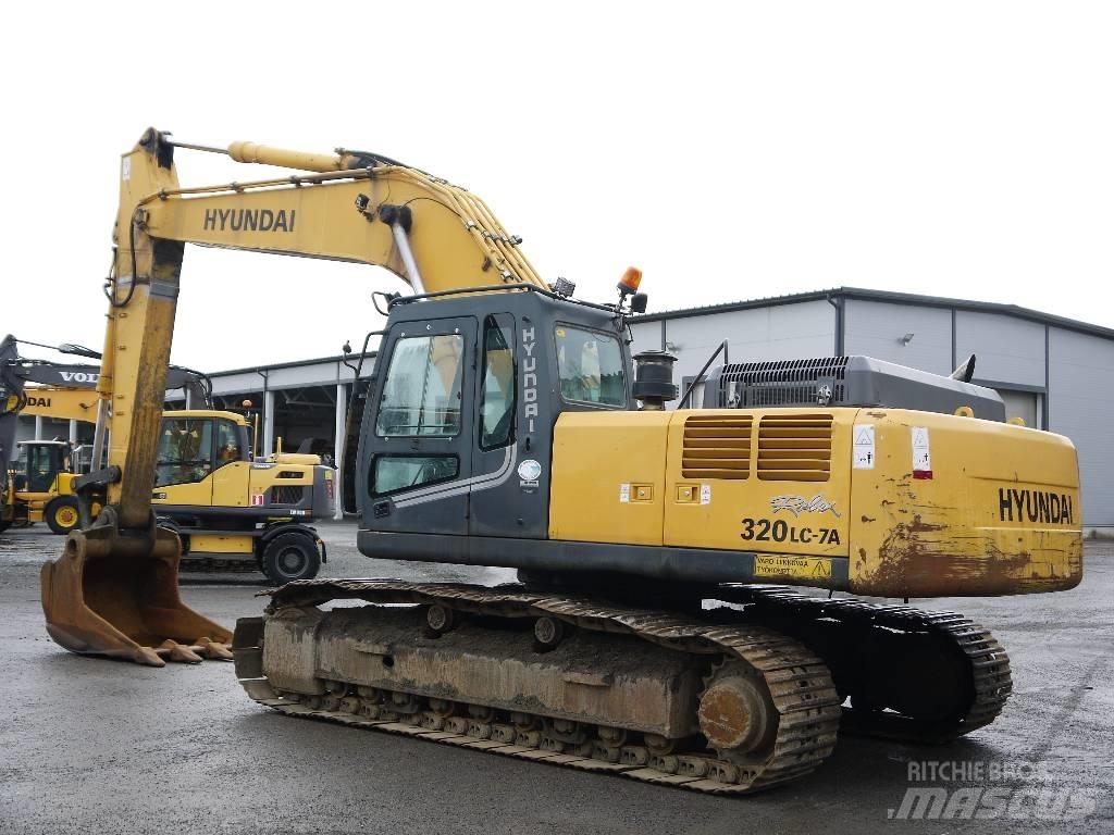 Hyundai R 320 LC-7A Bageri guseničari